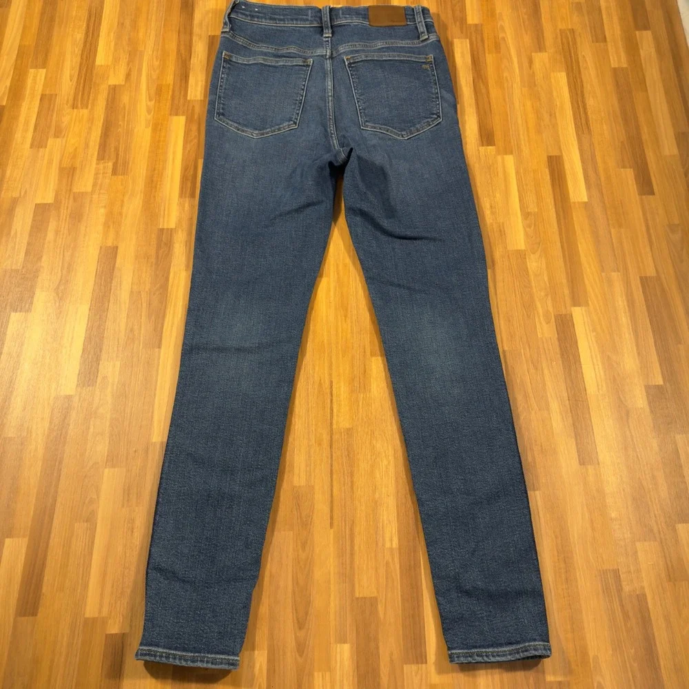 Madewell 10 High-Rise Skinny Jeans Tall 28T Medium Wash Denim G8549